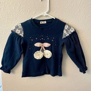 Dailydaily sweater, size 6, blue